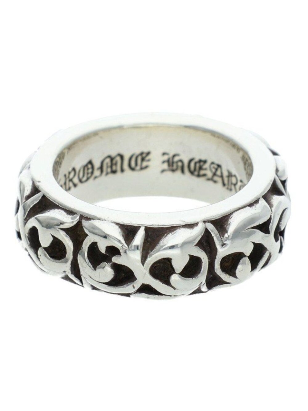 Chrome Hearts Etrnity Vine Band Eternity Silver Ring